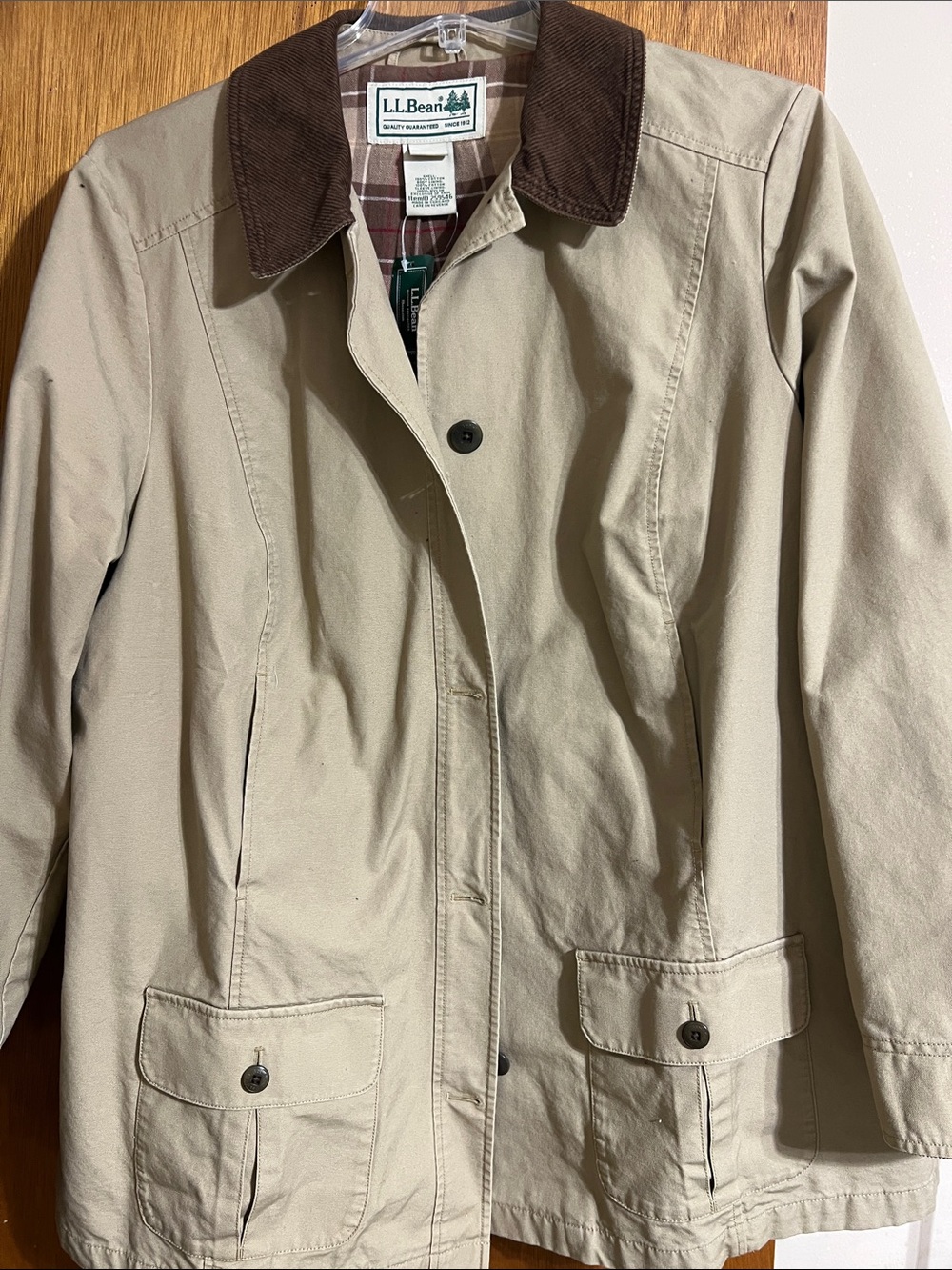 NWT LL Bean Adirondack barn coat 2x